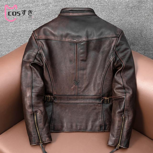 ファーストレイヤーホースレザージャケット 革ジャン メンズ 上層馬革